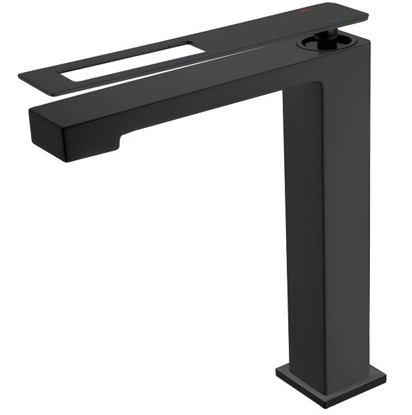 Смеситель для раковины Boheme Q 142-BB, черный матовый