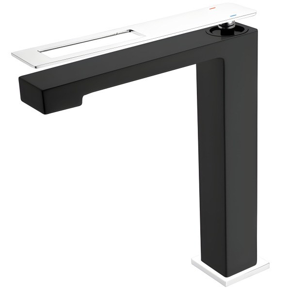 Смеситель для раковины Boheme Q 142-BCR, черный матовый