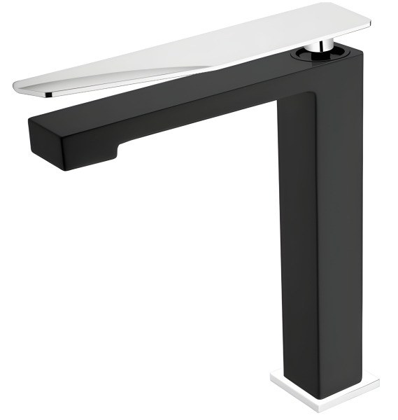 Смеситель для раковины Boheme Q 142-BCR.2, черный матовый