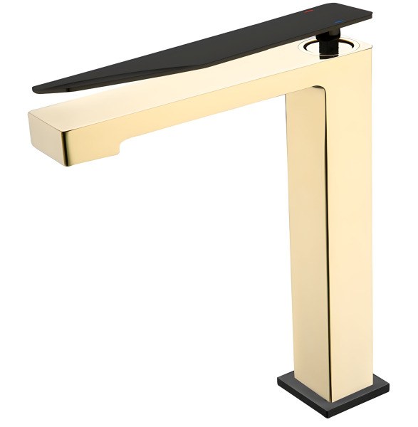 Смеситель для раковины Boheme Q 142-GB.2, золото