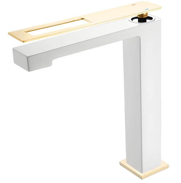 Смеситель для раковины Boheme Q 142-WG, белый матовый