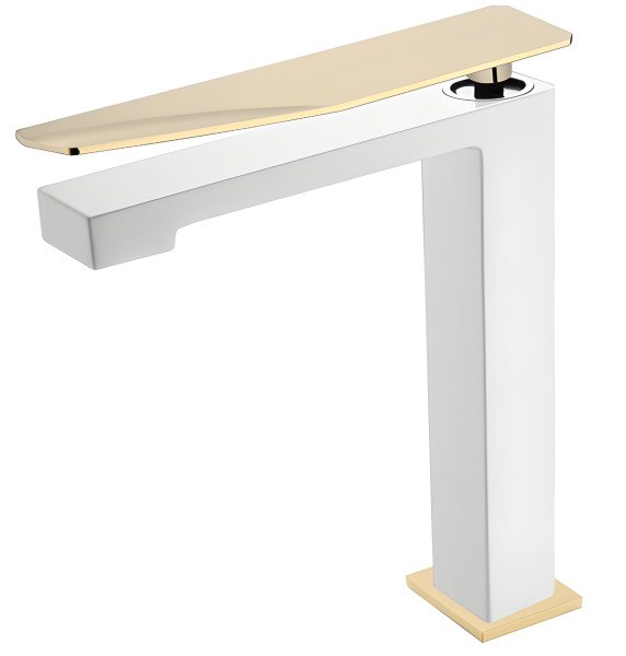 Смеситель для раковины Boheme Q 142-WG.2, белый матовый