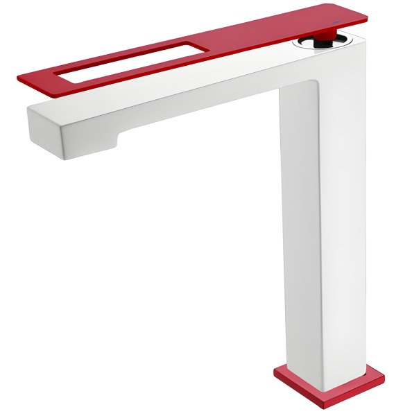 Смеситель для раковины Boheme Q 142-WR, белый матовый