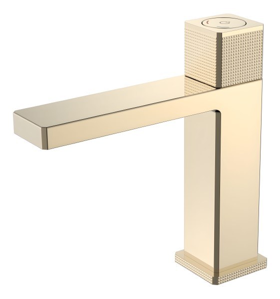 Смеситель для раковины Boheme Quad 159-G, золото