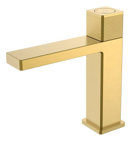 Смеситель для раковины Boheme Quad 159-MG, матовое золото