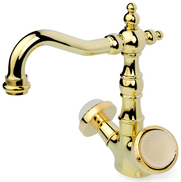 Смеситель для раковины Boheme Satin 292-ST, золото