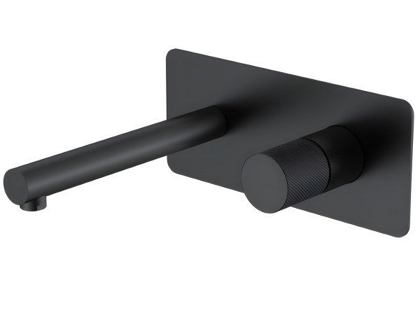 Смеситель для раковины Boheme Stick 125-BB.4, черный матовый