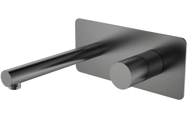 Смеситель для раковины Boheme Stick 125-GM.2, оружейная сталь