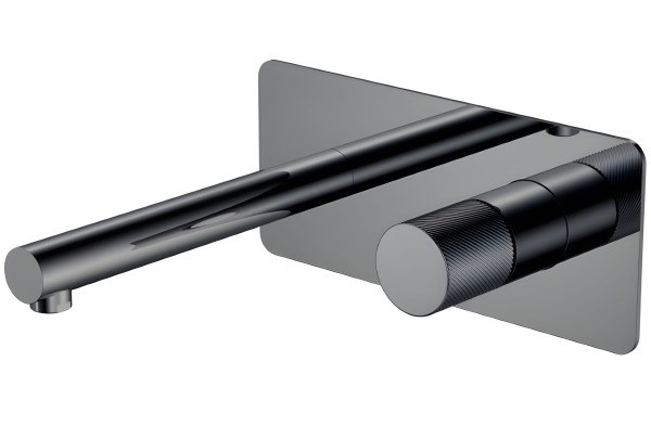 Смеситель для раковины Boheme Stick 125-SGM.4, оружейная сталь