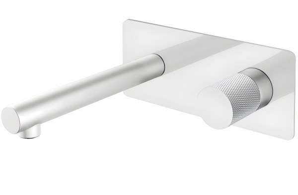 Смеситель для раковины Boheme Stick 125-WCR.2, белый матовый