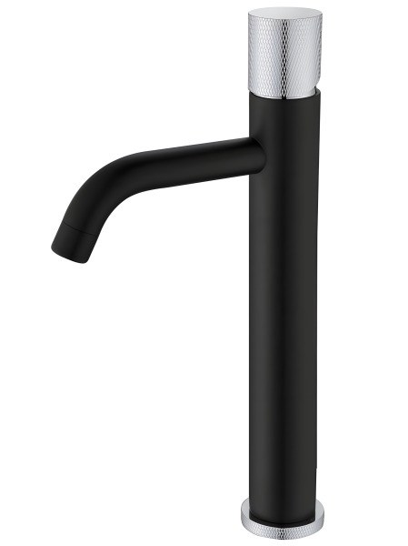 Смеситель для раковины Boheme Stick 122-BCR.2, черный матовый