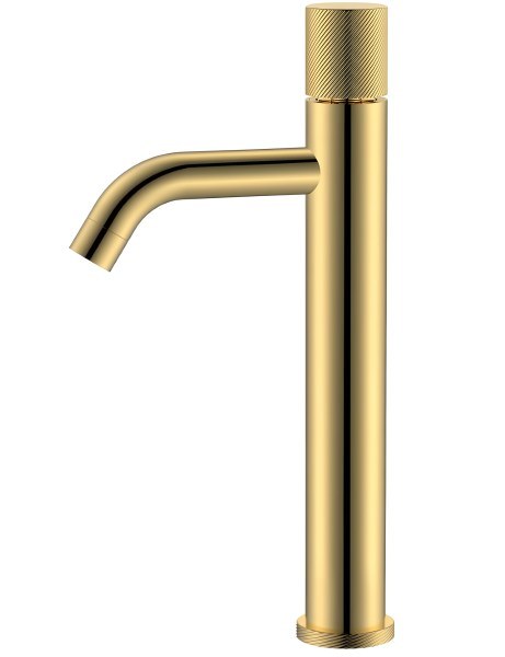 Смеситель для раковины Boheme Stick 122-GG.4, золото