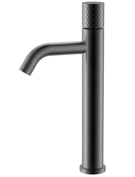 Смеситель для раковины Boheme Stick 122-GM, оружейная сталь