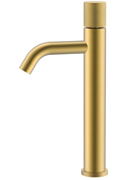 Смеситель для раковины Boheme Stick 122-MG.4, матовое золото