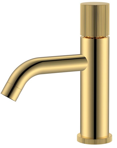 Смеситель для раковины Boheme Stick 121-GG.3, золото