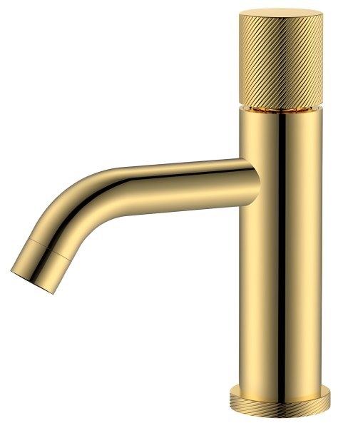 Смеситель для раковины Boheme Stick 121-GG.4, золото