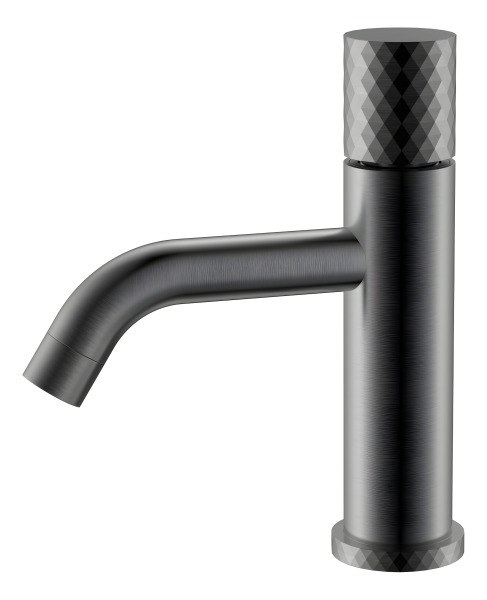 Смеситель для раковины Boheme Stick 121-GM, оружейная сталь