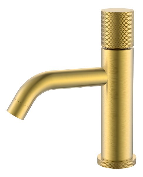 Смеситель для раковины Boheme Stick 121-MG.2, матовое золото