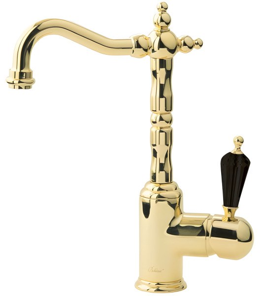 Смеситель для раковины Boheme Tradizionale Nero 252, золото