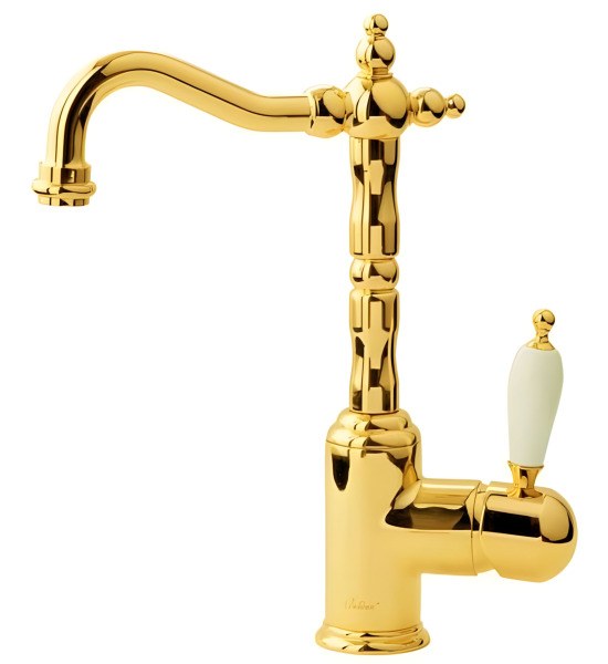 Смеситель для раковины Boheme Tradizionale Oro 282, золото