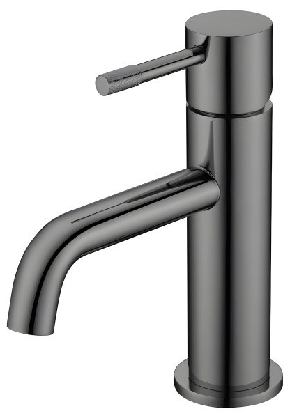 Смеситель для раковины Boheme Uno 461-SGM, оружейная сталь