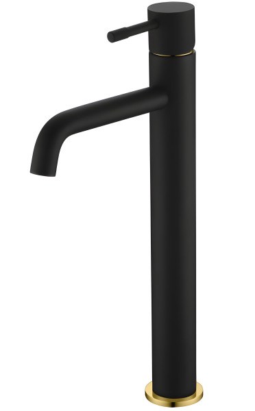 Смеситель для раковины Boheme Uno 462-BG, черный матовый