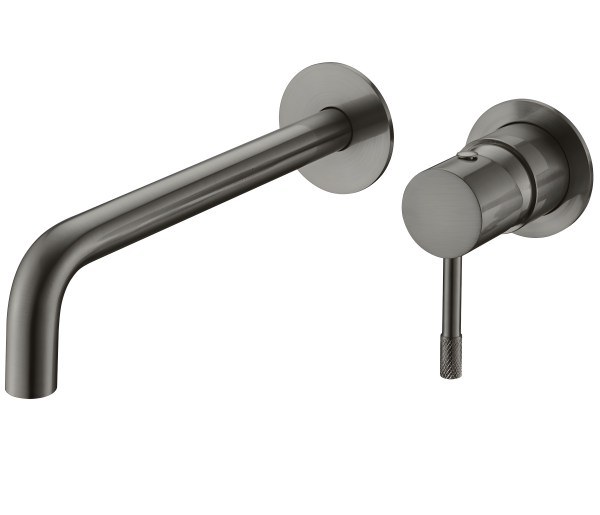 Смеситель для раковины Boheme Uno 465-GM, оружейная сталь