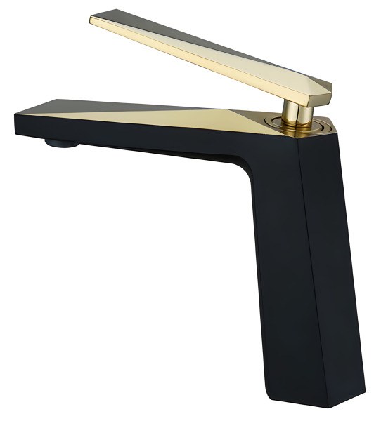 Смеситель для раковины Boheme Venturo 381-B, черный матовый