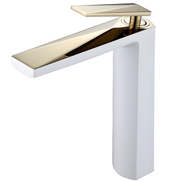 Смеситель для раковины Boheme Venturo 382-W, белый матовый