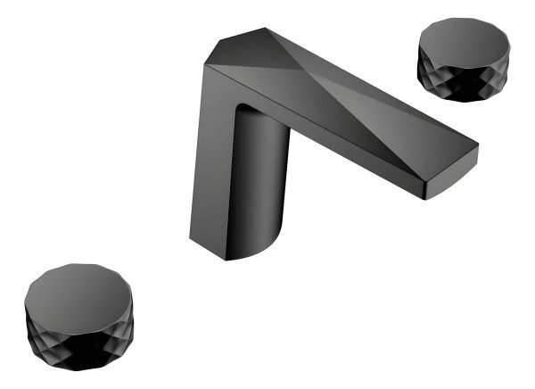 Смеситель для раковины Boheme Venturo 150-B-DIAMOND, черный матовый