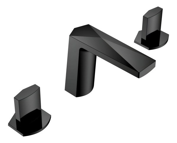 Смеситель для раковины Boheme Venturo 150-B-ICE, черный матовый