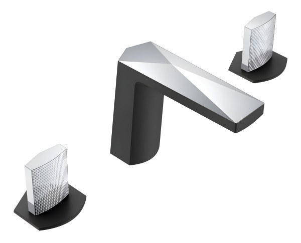 Смеситель для раковины Boheme Venturo 150-BCR-TOUCH, черный матовый