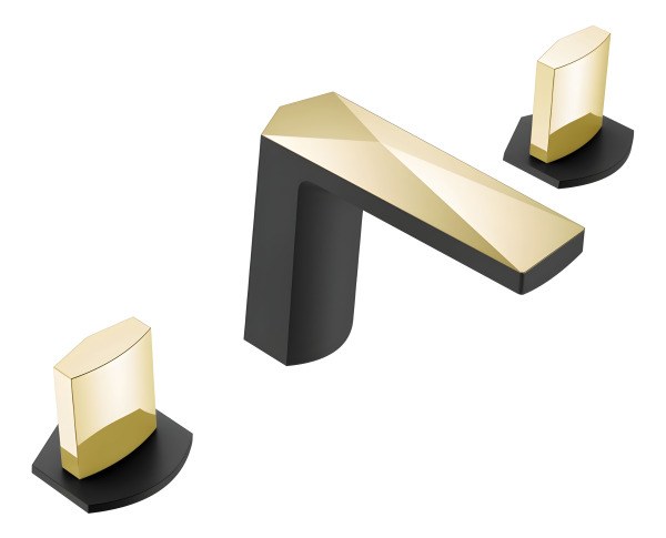 Смеситель для раковины Boheme Venturo 150-BG-ICE, черный матовый