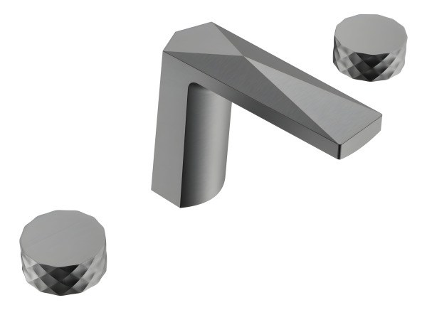 Смеситель для раковины Boheme Venturo 150-GM-DIAMOND, оружейная сталь