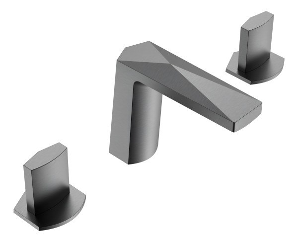 Смеситель для раковины Boheme Venturo 150-GM-ICE, оружейная сталь