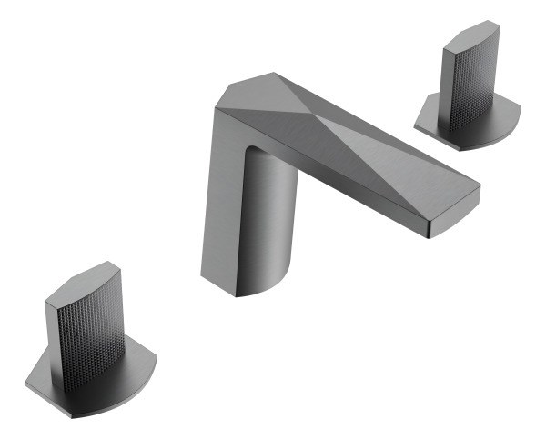 Смеситель для раковины Boheme Venturo 150-GM-TOUCH, оружейная сталь