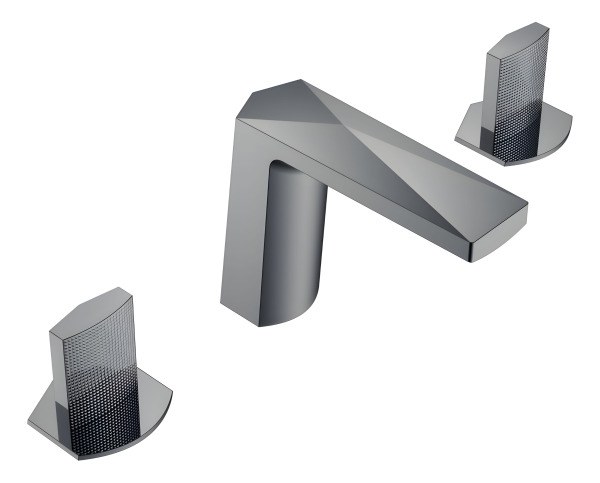 Смеситель для раковины Boheme Venturo 150-SGM-TOUCH, оружейная сталь