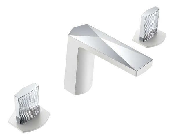 Смеситель для раковины Boheme Venturo 150-WCR-TOUCH, белый матовый