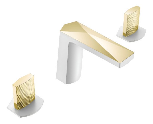 Смеситель для раковины Boheme Venturo 150-WG-TOUCH, белый матовый