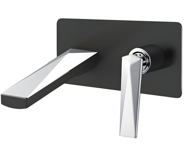 Смеситель для раковины Boheme Venturo 375-B, черный матовый