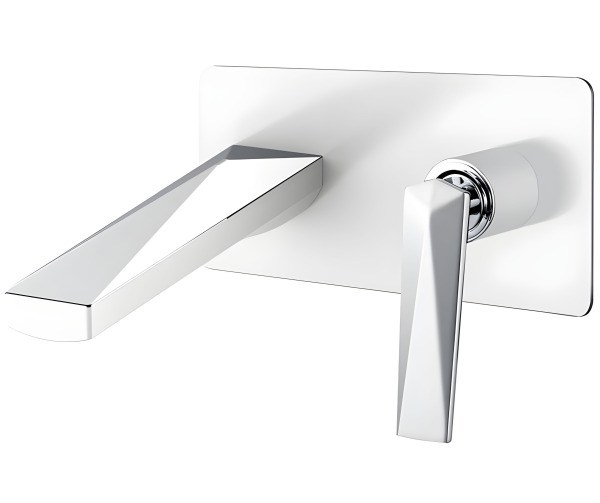 Смеситель для раковины Boheme Venturo 375-W, белый матовый