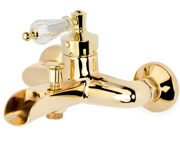 Смеситель для ванны с душем Boheme Vogue 213-SW, золото