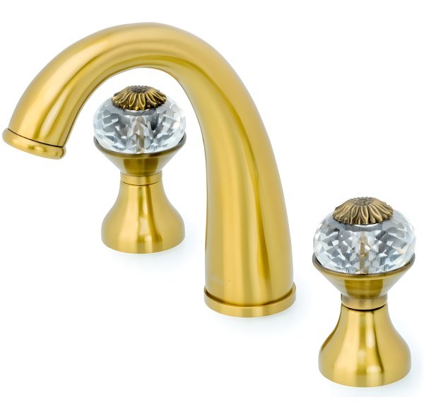 Смеситель для раковины Boheme Flora 317-FL , бронза