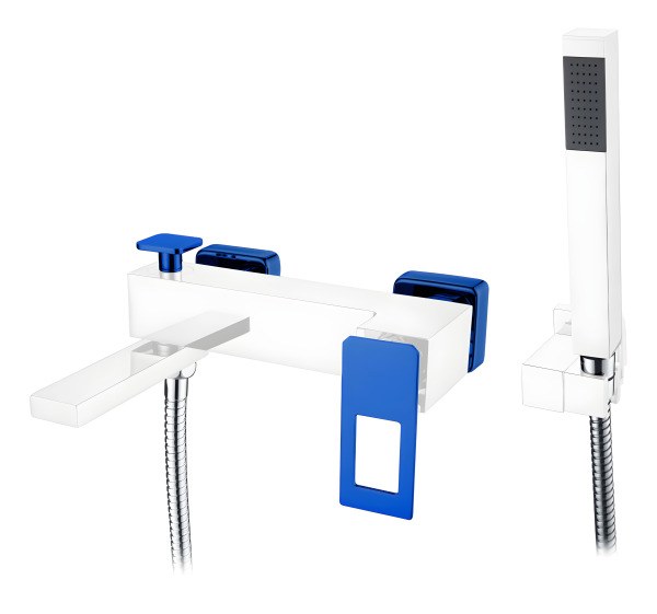 Смеситель для ванны с душем Boheme Q 143-CRUV, хром