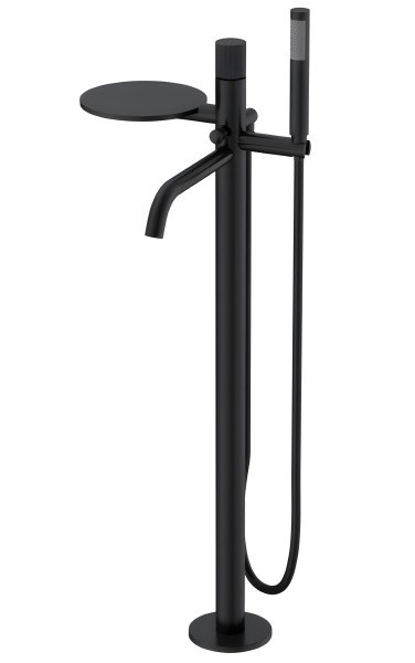Напольный смеситель для ванны Boheme Stick 129-BB.3, черный матовый