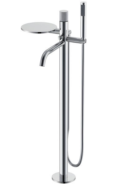 Напольный смеситель для ванны Boheme Stick 129-CRCR.3, хром