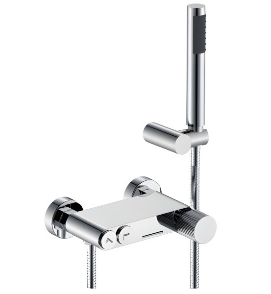 Смеситель для ванны с душем Boheme Stick 123-CRCR.3, хром