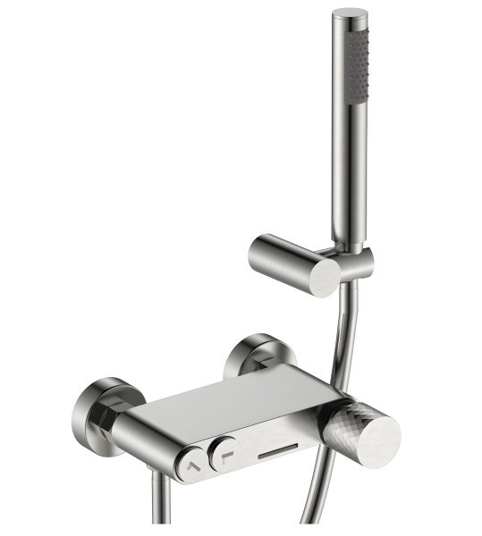 Смеситель для ванны с душем Boheme Stick 123-NB, никель