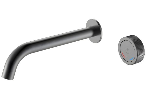 Смеситель для раковины Boheme Tech 158/2-GM, оружейная сталь