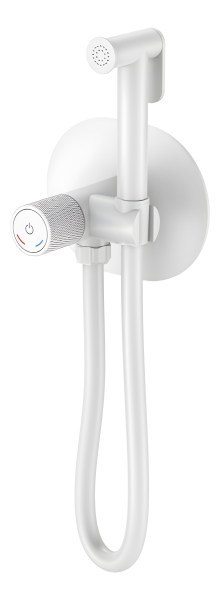 Гигиенический душ Boheme Tech 157-MW со смесителем, белый матовый